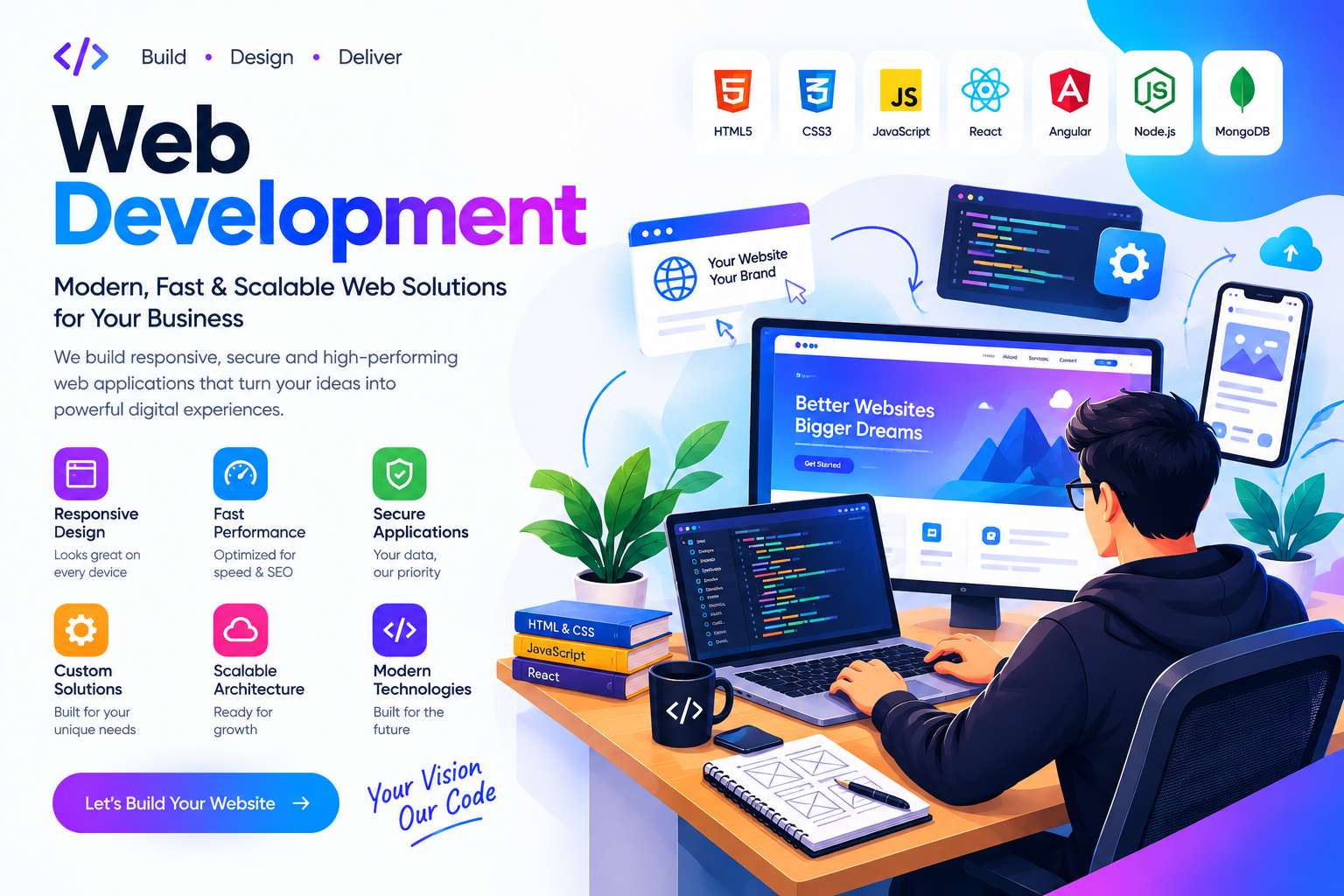 Web Development Illustration